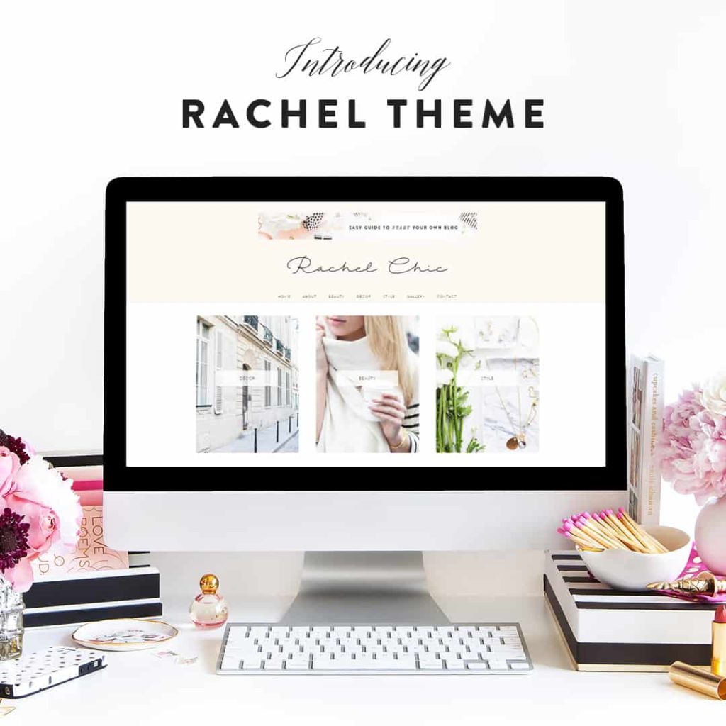 Bluchic - Rachel Feminine WordPress Theme for Blogs - Janette Foreman at Dressed Up Rustic