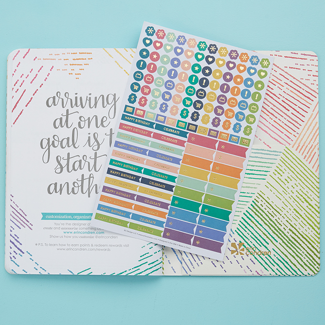 Planner Accessories by Erin Condren - Functional Stickers - PetitePlanner Do It All Stickers as seen on Dressed Up Rustic by Janette Foreman