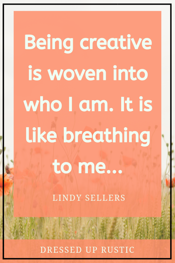 is interview with Lindy Sellers explains how she keeps realstic expectations, finding creativity in the everyday and having realistic expectations.