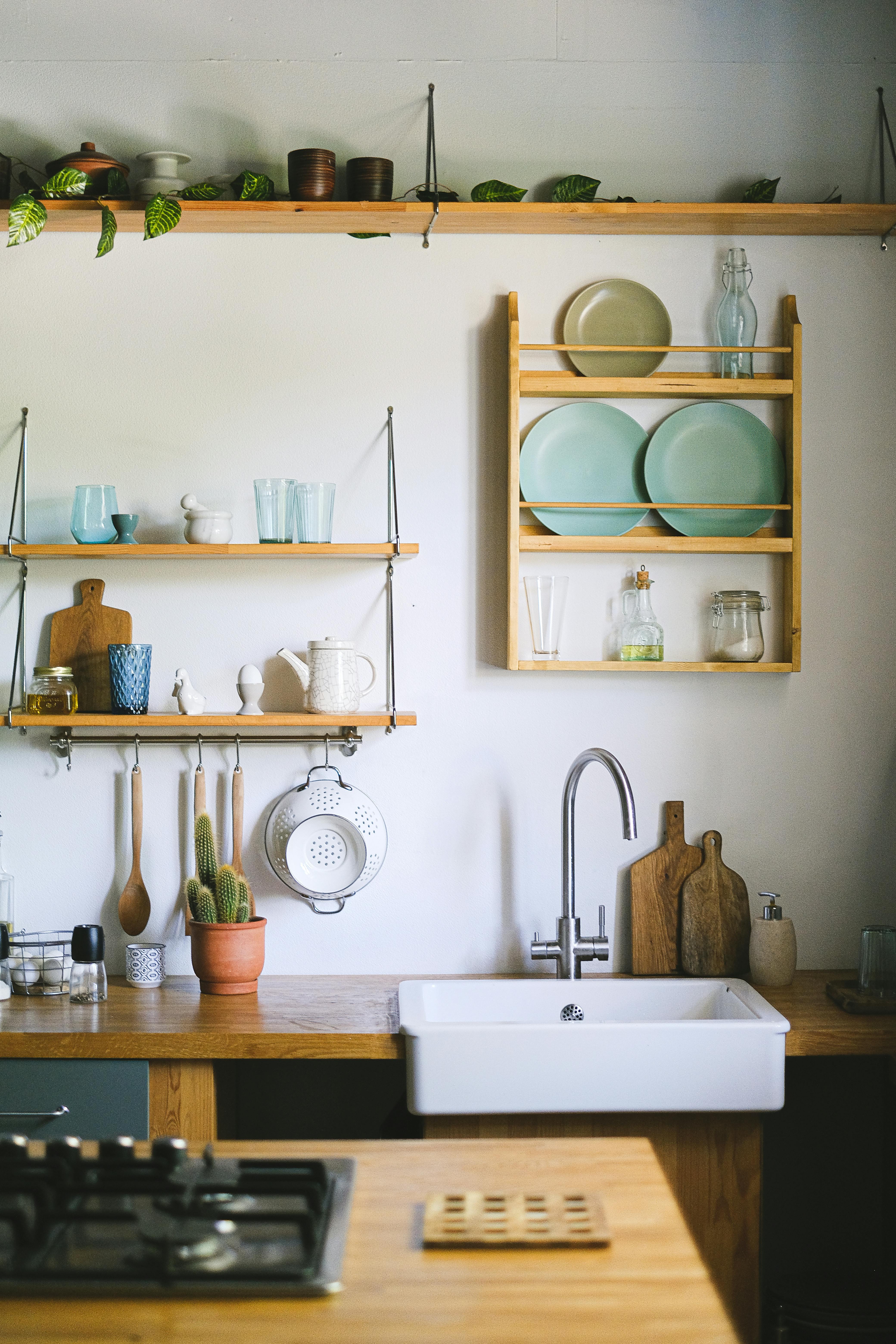 kitchen accessories in a farmhouse kitchen