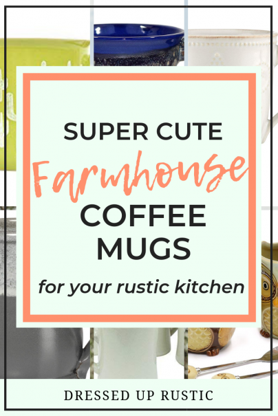 Main title photo for Super Cute Farmhouse Coffee Mugs - Dressed Up Rustic